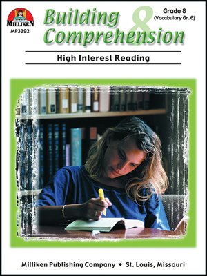 cover image of Building Comprehension - Grade 8